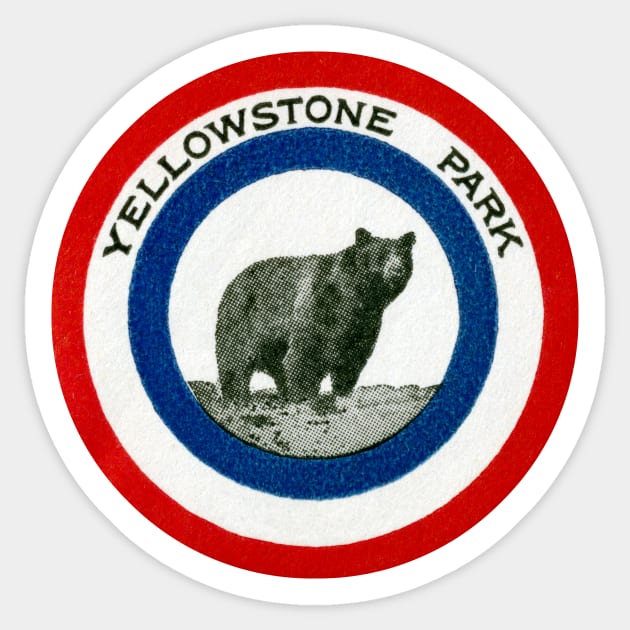 1920 Yellowstone National Park Sticker by historicimage